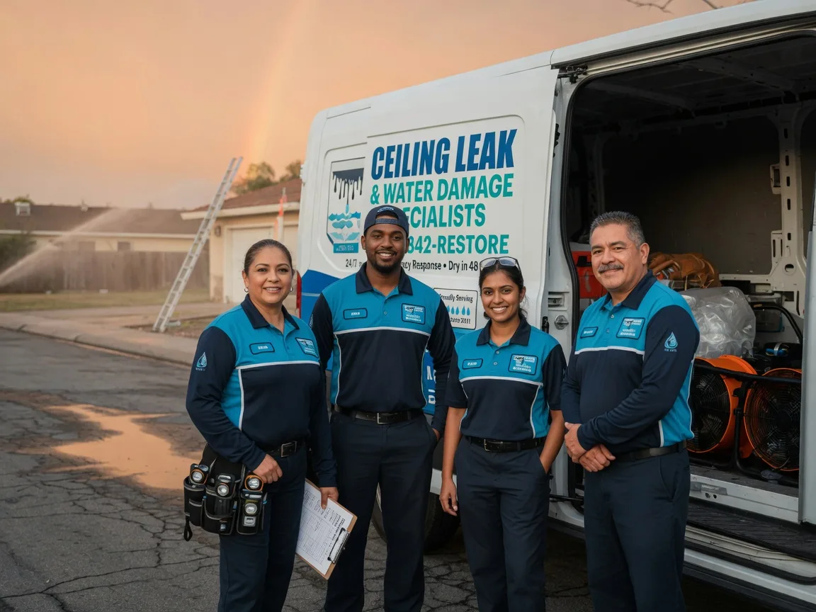 Ceiling Leak Cleanup company in Tennyson, TX