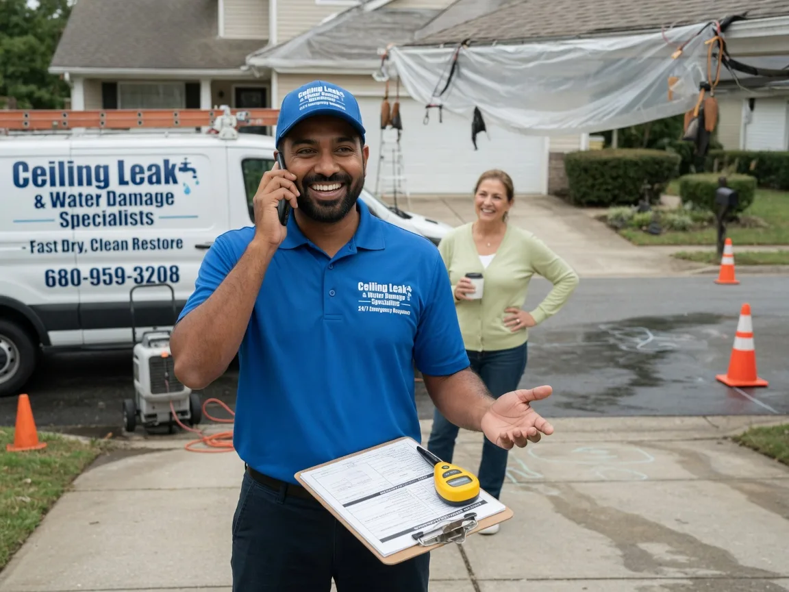 Ceiling Leak Cleanup Tennyson, TX FAQs